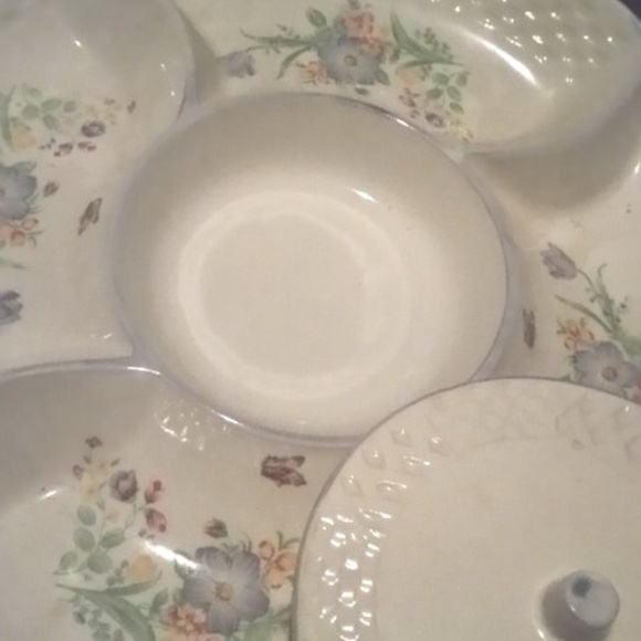 Vintage mixed nuts fruit sauce serving tray- Japan - Picture 3 of 6